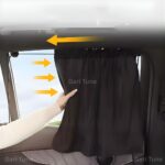 Universal UV Protection Black Suction Cup Curtain  Side sun shade (2 Pcs) - Image 3