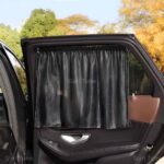 Universal UV Protection Black Suction Cup Curtain  Side sun shade (2 Pcs)