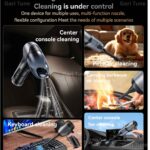 VC08 Multiple Accessories Powerful 4000mAh Blowing And Suction 2-in-1 Car Vacuum Cleaner - Image 2