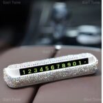 Diamond Crystal Car Temporary Parking  Number Plate - Image 2