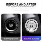 Car One-Click Engine Start Stop Switch Button Cover