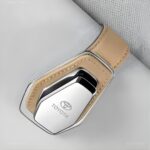 car leather sun visor sunglasses holder - Image 3