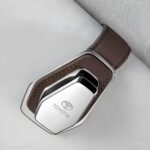car leather sun visor sunglasses holder - Image 2