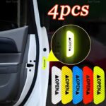 Universal Car Door Safety Warning Mark Stickers (4 Pcs)
