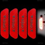 Universal Car Door Safety Warning Mark Stickers (4 Pcs) - Image 2