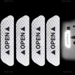 Universal Car Door Safety Warning Mark Stickers (4 Pcs) - Image 4