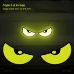 Car Night Driving  Cat Eye Reflective Sticker (2 PCS) - Image 3