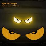 Car Night Driving  Cat Eye Reflective Sticker (2 PCS) - Image 2