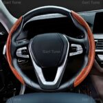 Universal  Artifitial Leather  Carbon Fiber Car Steering Wheel Cover - Image 2