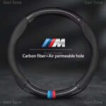 Car 3 Color Half Carbon Steering Wheel cover - Image 2