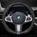 Car 3 Color Half Carbon Steering Wheel cover