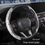 Universal Car Half Wooden Steering Wheel Cover - Image 3