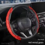 Universal Car Half Wooden Steering Wheel Cover - Image 2