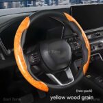 Universal Car Half Wooden Steering Wheel Cover - Image 4