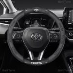 Branding Car Half Carbon Steering Wheel Cover