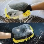 Car Double-Side Washing Gloves Mitts (1pcs)