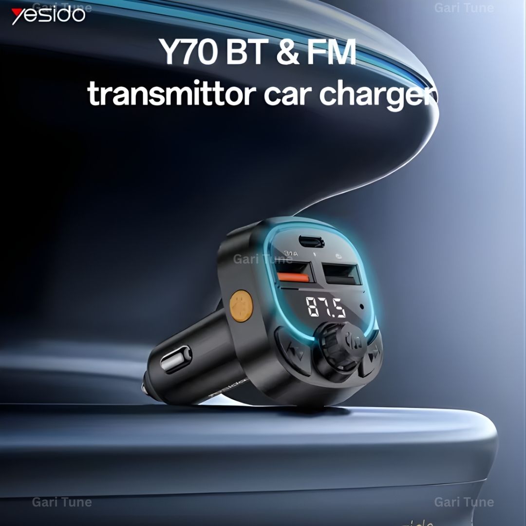 GT225-MAIN-esido Y70 FM Transmitter 15W- 1350 Yesido Y70 FM Transmitter 15W - Image 1