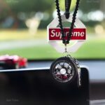 Wheel Car Mirror Rearview Hanging Chain